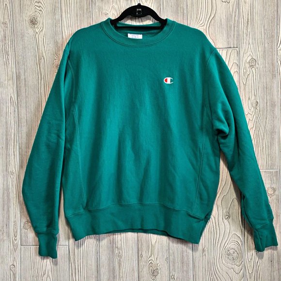 champion shirt teal